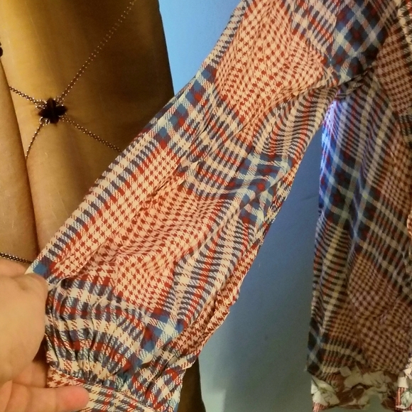 RYU BUTTON UP LAYERED TOP - Picture 5 of 6